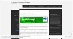 Desktop Screenshot of itsentinel.wordpress.com