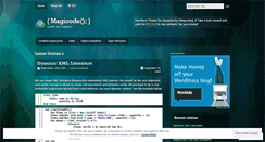 Desktop Screenshot of magicode.wordpress.com
