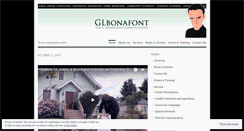 Desktop Screenshot of glbonafont.wordpress.com