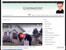Tablet Screenshot of glbonafont.wordpress.com