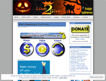 Tablet Screenshot of live2give14.wordpress.com