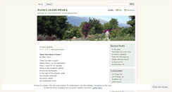 Desktop Screenshot of paticcasamuppada.wordpress.com