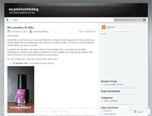 Tablet Screenshot of mypinkbubbleblog.wordpress.com