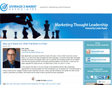 Tablet Screenshot of marketingthoughtleadership.wordpress.com