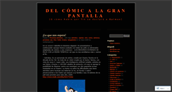 Desktop Screenshot of comicfilms.wordpress.com