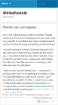 Mobile Screenshot of lifeisahassle.wordpress.com