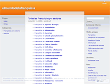 Tablet Screenshot of elmundodelafranquicia.wordpress.com