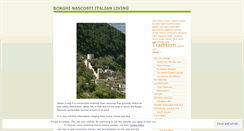 Desktop Screenshot of italianlivingborghinascosti.wordpress.com