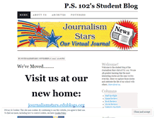 Tablet Screenshot of journalismstars.wordpress.com