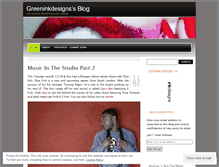 Tablet Screenshot of greeninkdesigns.wordpress.com
