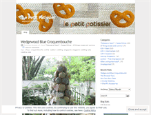 Tablet Screenshot of lepetitpatissier.wordpress.com