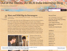 Tablet Screenshot of outofthestacks.wordpress.com