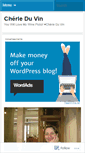 Mobile Screenshot of cherieduvin.wordpress.com