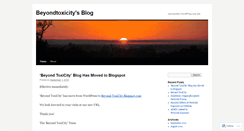 Desktop Screenshot of beyondtoxicity.wordpress.com