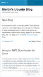Mobile Screenshot of myubuntublog.wordpress.com