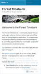 Mobile Screenshot of foresttimebank.wordpress.com