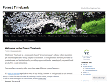 Tablet Screenshot of foresttimebank.wordpress.com