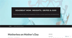 Desktop Screenshot of deadbeatmom.wordpress.com