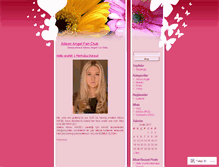 Tablet Screenshot of alisonangelfanclub.wordpress.com