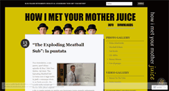 Desktop Screenshot of himymjuice.wordpress.com