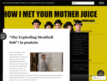 Tablet Screenshot of himymjuice.wordpress.com