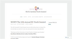 Desktop Screenshot of ncyouthsummit.wordpress.com