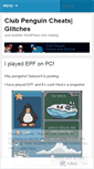 Mobile Screenshot of penguinscheatcpc.wordpress.com