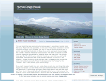 Tablet Screenshot of humandesignhawaii.wordpress.com