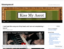 Tablet Screenshot of kissmyascot.wordpress.com