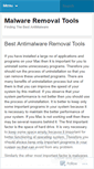 Mobile Screenshot of malwareremoval1.wordpress.com