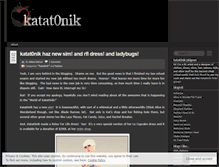 Tablet Screenshot of katat0nik.wordpress.com