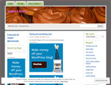 Tablet Screenshot of emmayeats.wordpress.com