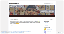 Desktop Screenshot of giocoracconto.wordpress.com