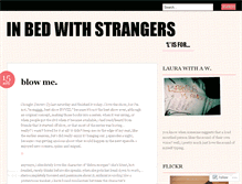 Tablet Screenshot of inbedwithstrangers.wordpress.com