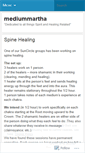 Mobile Screenshot of mediummartha.wordpress.com