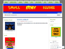 Tablet Screenshot of clubpenguinsmallarmyalliance.wordpress.com