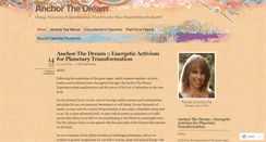 Desktop Screenshot of anchorthedream.wordpress.com