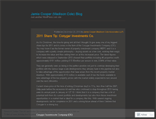 Tablet Screenshot of jamiecoopermca.wordpress.com