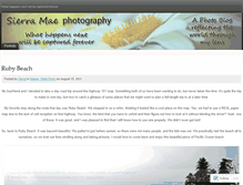 Tablet Screenshot of photosbysierra.wordpress.com
