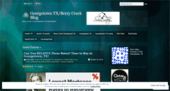 Desktop Screenshot of georgetowntxhomes.wordpress.com