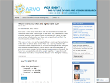 Tablet Screenshot of annualmeetingblog.wordpress.com