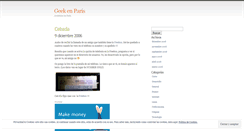 Desktop Screenshot of geekenparis.wordpress.com