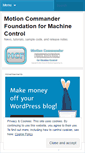 Mobile Screenshot of motioncommander.wordpress.com