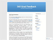 Tablet Screenshot of 360gradfeedback.wordpress.com