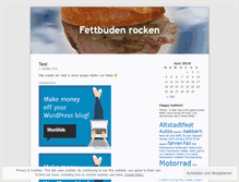Tablet Screenshot of fettbuden.wordpress.com
