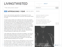 Tablet Screenshot of livingtwisted.wordpress.com