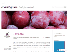 Tablet Screenshot of crumblyplum.wordpress.com