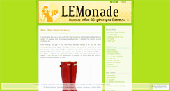 Desktop Screenshot of lemonade6.wordpress.com