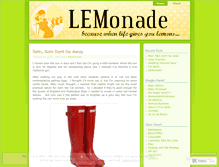 Tablet Screenshot of lemonade6.wordpress.com