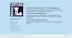 Desktop Screenshot of ledyardmusic.wordpress.com